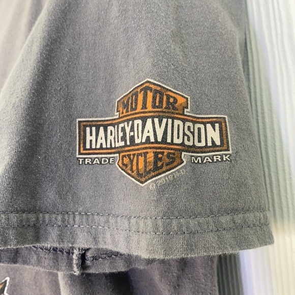 Harley Davidson - Vintage Earned Never Given Marines Dothan Alabama Shirt Size L - Picture 7 of 12